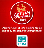 Picto artisan confiance & MAAF